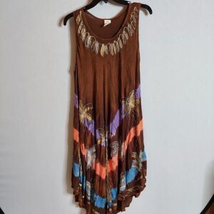 Sita Vintage Whimsgoth Fairy Sleeveless Dress‎ Sz Lg